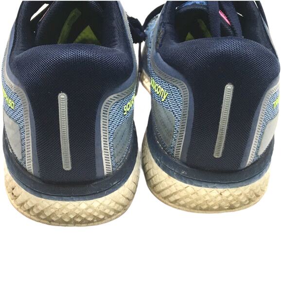 Saucony Triumph ISO 5 Running Shoes Blue Multi Women's 9.5 Sneakers Training - Picture 3 of 11